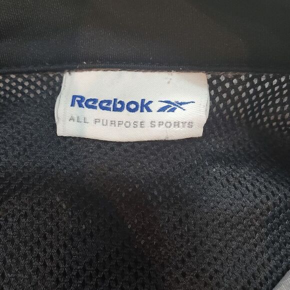 Vintage Reebok Jacket Womens Medium Purple Nylon Full Zip Windbreaker - Picture 2 of 10